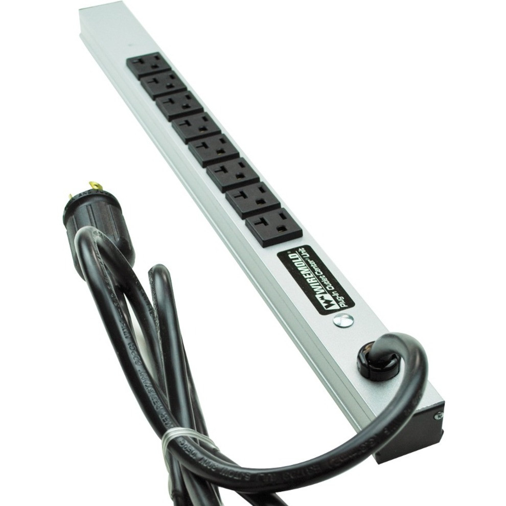 Wiremold CabinetMATE 8-Outlet Power Strip - 2008ULBC20R-TL