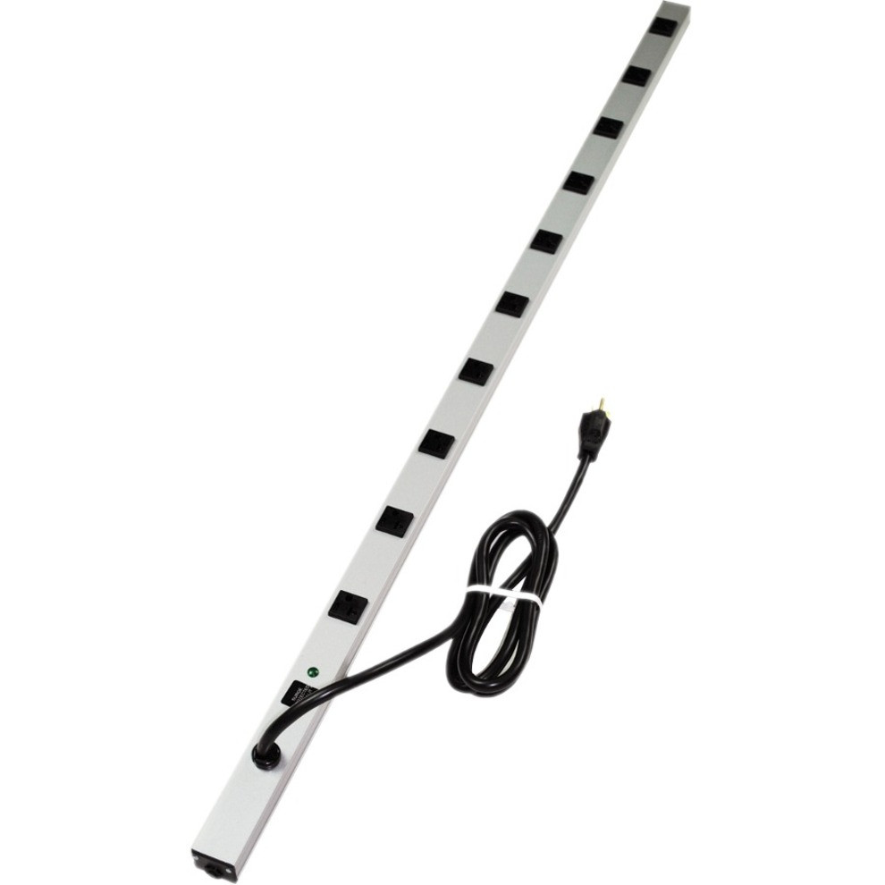 Wiremold CabinetMATE 10-Outlet Power Strip - 4810ULBC20R-TL