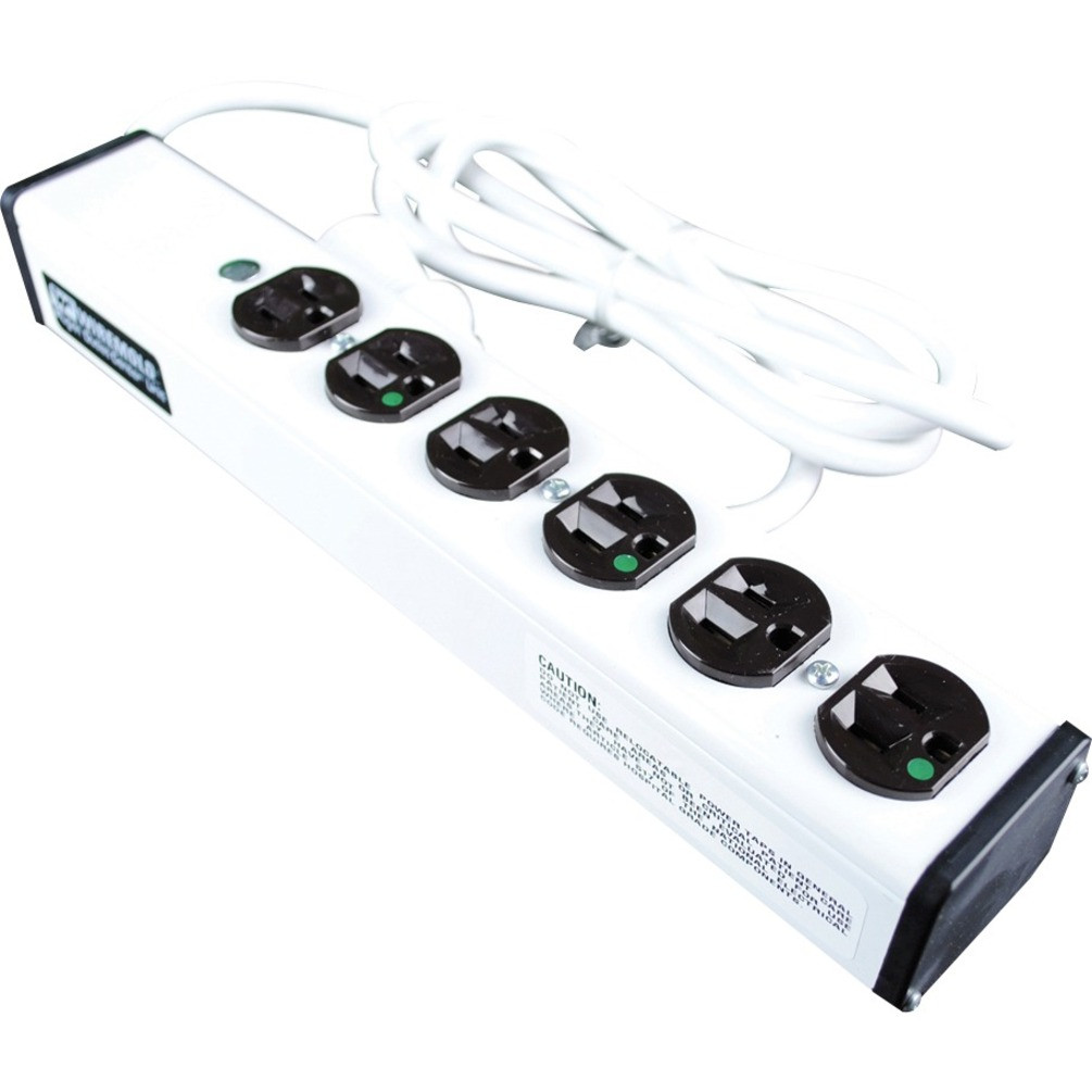 Wiremold Plug-In Outlet Center 6-Outlet Power Strip - ULBH6-15