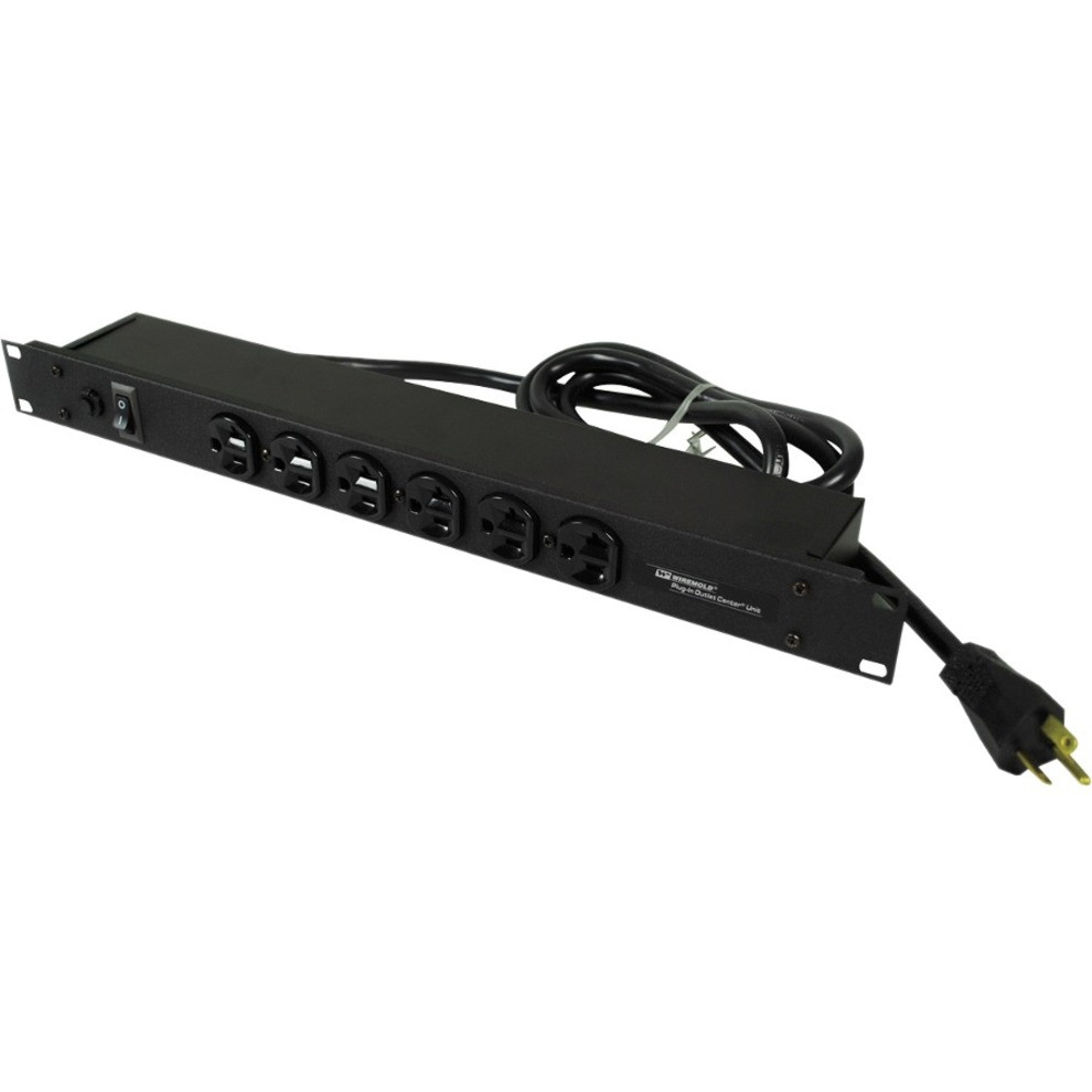 Wiremold 6-Outlet Power Strip - J60B2B20