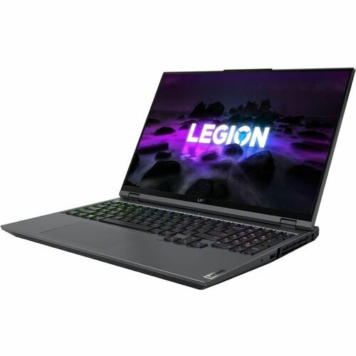 Lenovo Legion 5 Pro 16ACH6H 82JQ00FBUS 16" Gaming Notebook - WQXGA - AMD Ryzen 7 5800H - 16 GB - 1 TB SSD - English (US) Keyboard - Storm Gray, Black - 82JQ00FBUS