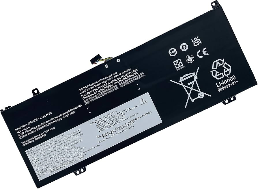 Lenovo L18C4PF0 Battery - For Notebook - Battery Rechargeable - Proprietary Battery Size - 45 Wh - 15.36 V - L18C4PF0
