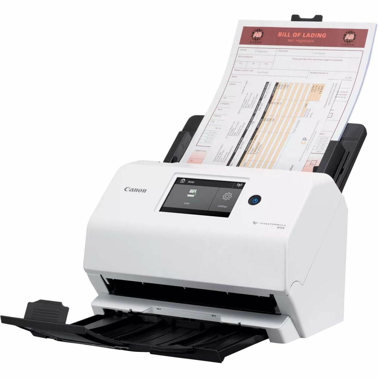 Canon imageFORMULA R50 Large Format Sheetfed Scanner - 600 dpi Optical - 4823C001