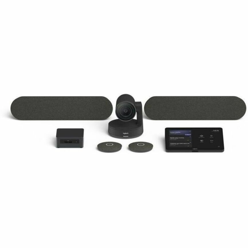 Logitech Large Microsoft Teams Rooms with Tap + Rally Plus + ASUS NUC - For Video Conferencing, Collaboration Space, Meeting Room - Large Room Size Supported - 1280 x 800 Video (Live) - WXGA - TAPRAPMSTASU2