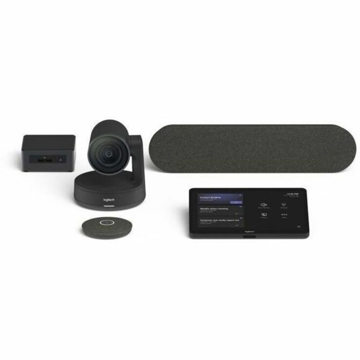 Logitech Medium Microsoft Teams Rooms with Tap + Rally System + ASUS NUC - For Collaboration Space, Video Conferencing, Meeting Room - Medium Room Size Supported - 1280 x 800 Video (Live) - WXGA - TAPRALMSTASU2