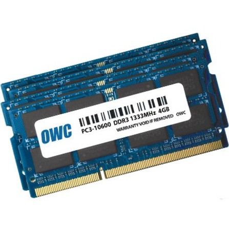 OWC 16GB (4 x 4GB) DDR3 SDRAM Memory Kit - OWC1333DDR3S16S