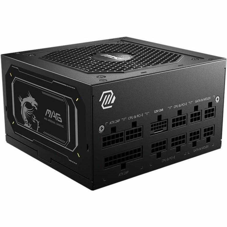 MSI MAG 850W Power Supply - MAGA850GLPCIE5II