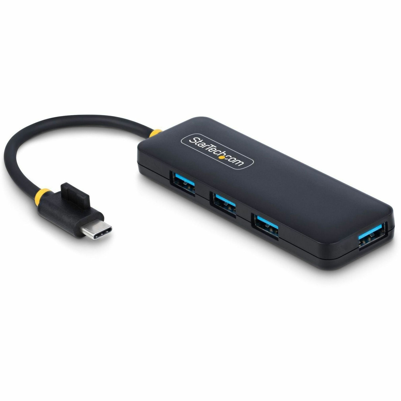 StarTech 4-Port USB-C Hub, 5Gbps, USB-C to 4x USB-A, Bus Powered, Small Travel Mini Hub, USB 3.0 Expansion Hub, Portable - H5C4A-USB-HUB