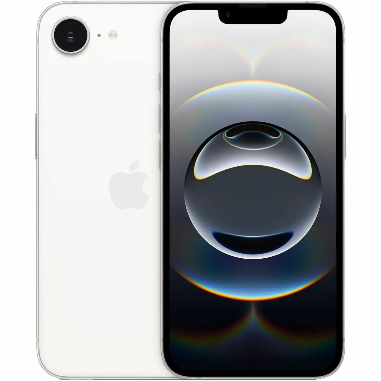 Apple iPhone 16e 512 GB Smartphone - 6.1" OLED HDR10+ 2532 x 1170 - Hexa-core (A18Dual-core (2 Core) 4.04 GHz + A18 Quad-core (4 Core) 2.20 GHz - 8 GB RAM - iOS 18 - 5G - White - MD0Q4LL/A