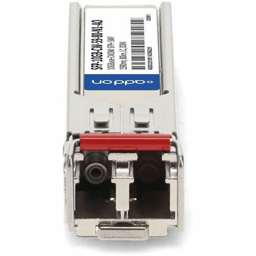 AddOn SFP+ Module - For Optical Network, Data Networking - 1 x LC 10GBase-CWDM Network - Optical Fiber - Single-mode - 10 Gigabit Ethernet - 10GBase-CWDM - 10 Gbit/s - 80 km Maximum Distance - 1 - TAA Compliant