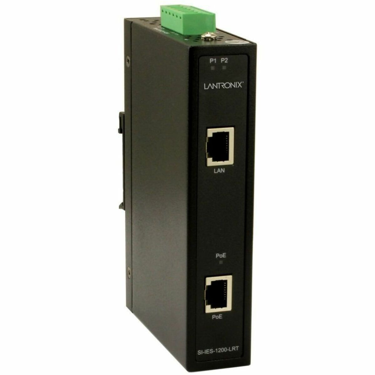 Lantronix Unmanaged Hardened PoE+ Injector - SI-IES-1200-LRT