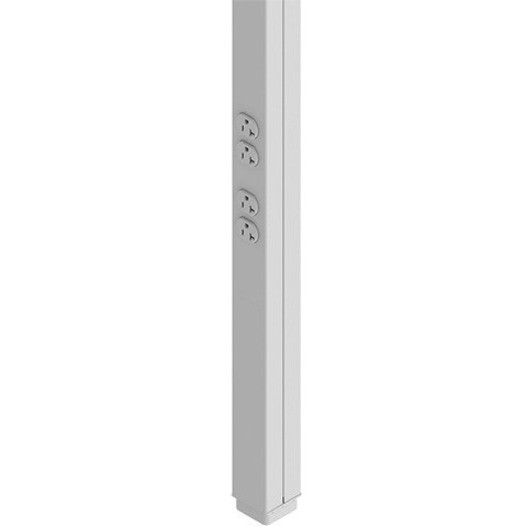 Wiremold 25DTP Series Tele-Power Poles - 25DTP-412WH