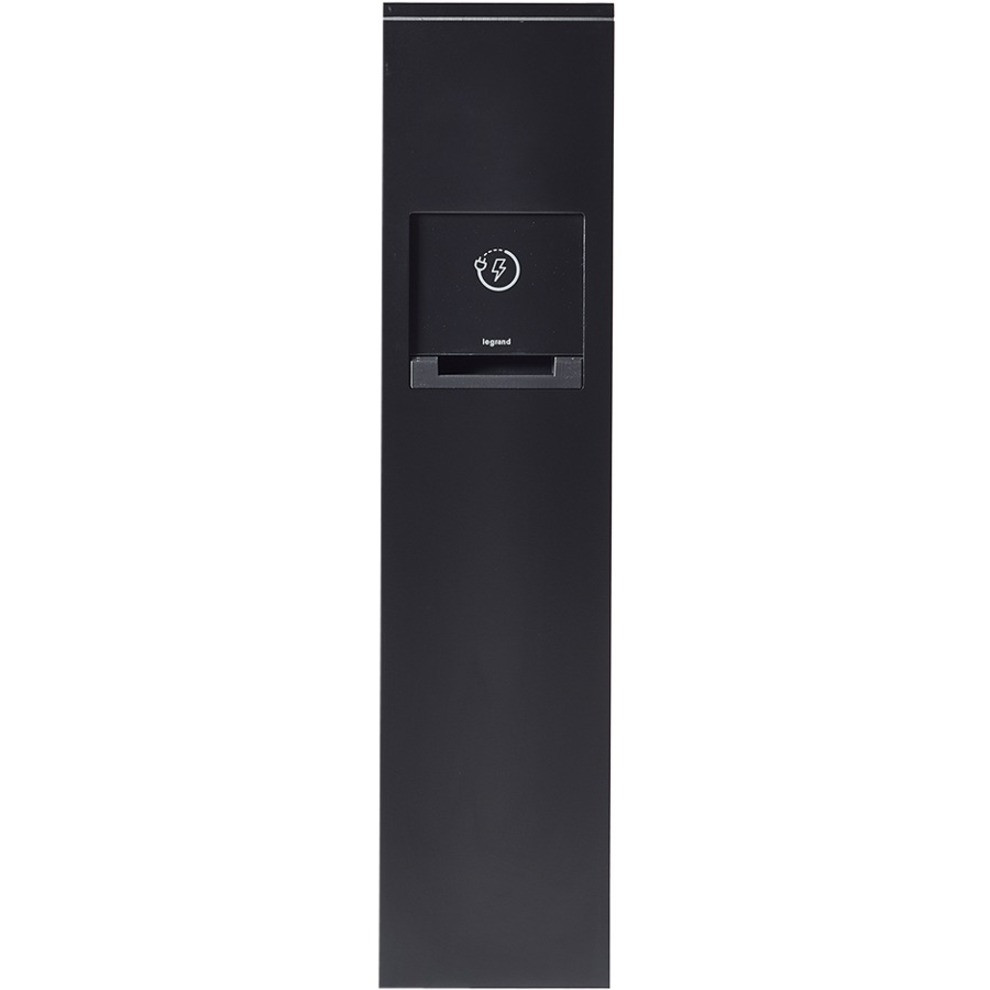 Wiremold Power Pedestal 3-Gang, 2 Duplex GFCI Receptacles and 1 4-Port USB Outlet - XCSPP3GRRU-BK