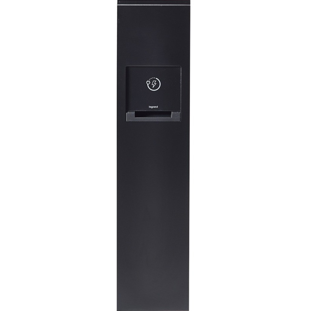 Wiremold Power Pedestal 3-Gang, 2 Duplex GFCI Receptacles and 1 4-Port USB Outlet - XCSPP3GRRU-SV