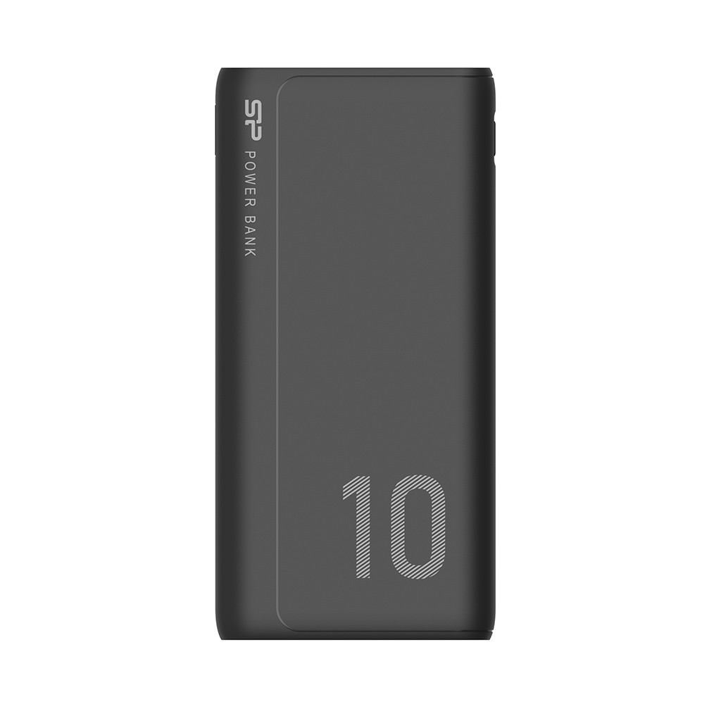 Silicon Power GP15 Power Bank, 10000mAh, Black - SP10KMAPBKGP150K