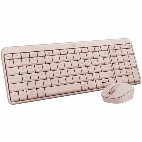 Logitech MK250 Bluetooth Wireless Mouse and Keyboard Combo (Rose) - 920-013512
