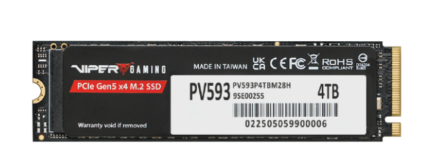 Patriot PV593 PCIe Gen5 x4 M.2 2280 SSD - 4TB/ 2TB/ 1TB