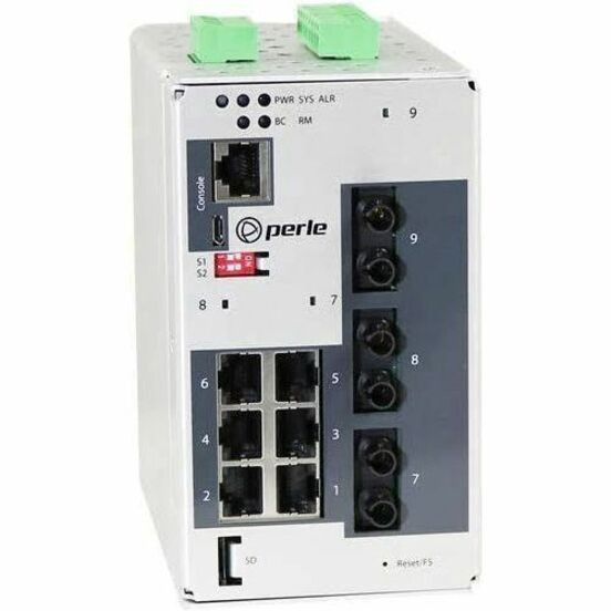 Perle IDS-509F3-T2SD20-MD2 - Industrial Managed Ethernet Switch - 07014000