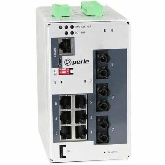 Perle IDS-409F3-T2SD20-SD40 - Industrial Managed Ethernet Switch - 07013680