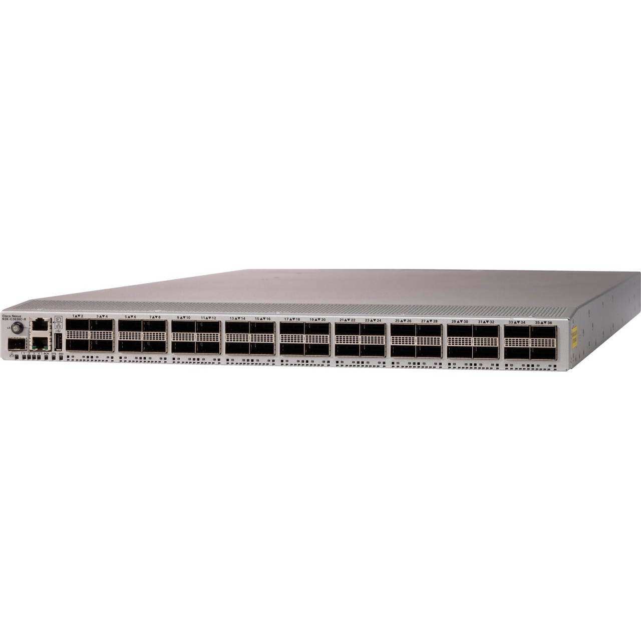 Cisco Refurbished Nexus 3636C-R Switch - Manageable - 100 Gigabit Ethernet, 40 Gigabit Ethernet - 100GBase-X - N3K-C3636C-R-RF