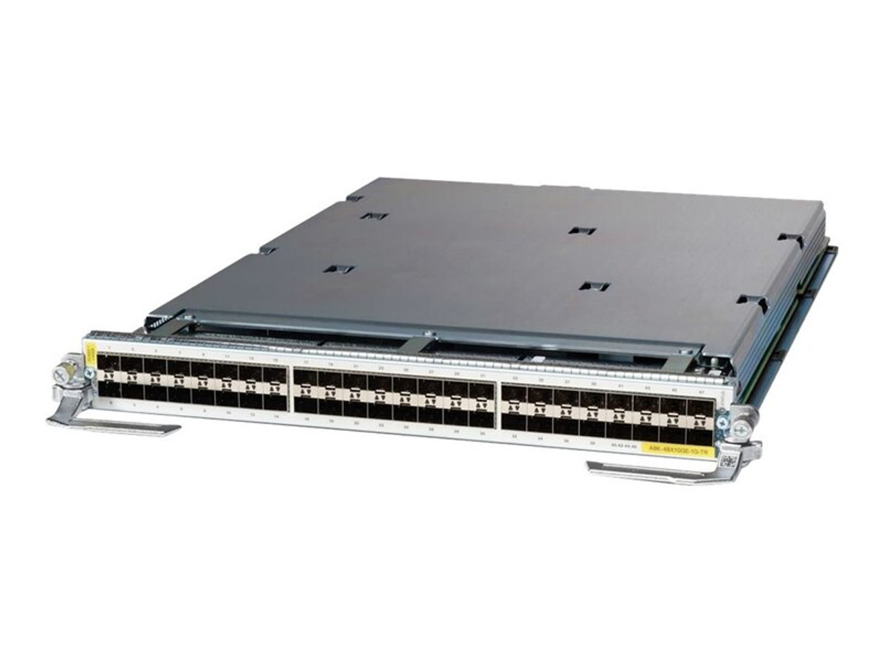 Cisco Refurbished ASR 9000  Series 48-Port Dual-Rate 10GE/1GE Line Card - 10 Gigabit Ethernet - 10GBase-X - Refurbished - 3 Layer Supported - Optical Fiber - Plug-in - 1 Year Limited Warranty - A9K-48X10GE1GTR-RF