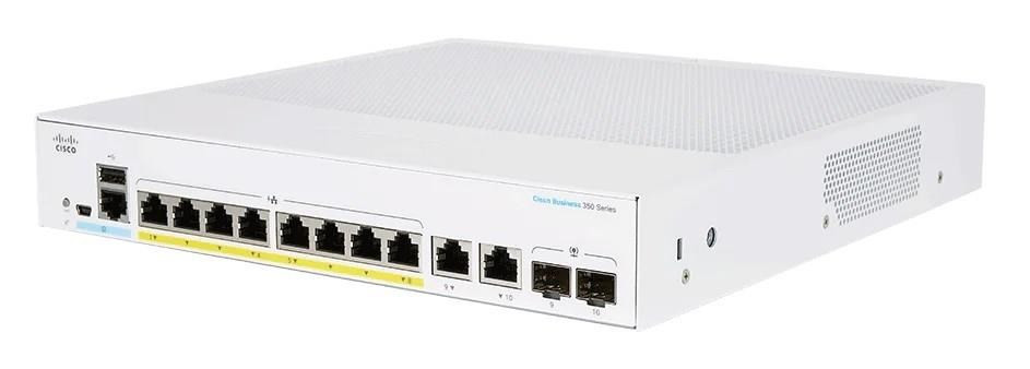 Cisco 350 Refurbished CBS350-8P-2G Ethernet Switch - CBS350-8P-2G-EU-RF