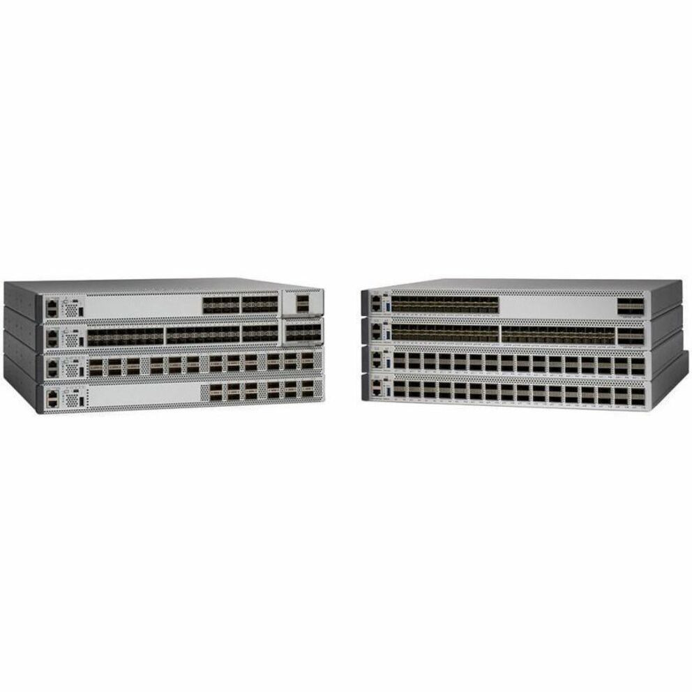 Cisco Refurbished Catalyst C9500-24Y4C Layer 3 Switch - Manageable - 25 Gigabit Ethernet, 100 Gigabit Ethernet - 25GBase-X, 100GBase-X - C9500-24Y4C-1A-RF