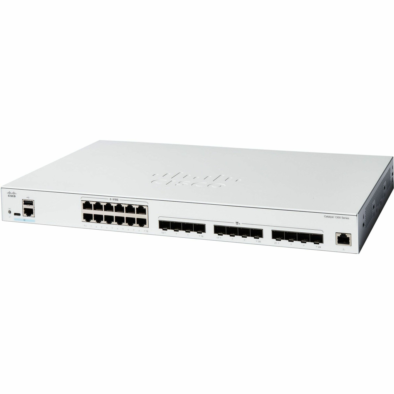 Cisco Refurbished Catalyst C1300-48FP-4G Ethernet Switch - 48 Ports - Manageable - Gigabit Ethernet - 10/100/1000Base-T, 1000Base-X - C1300-24XTS-RF