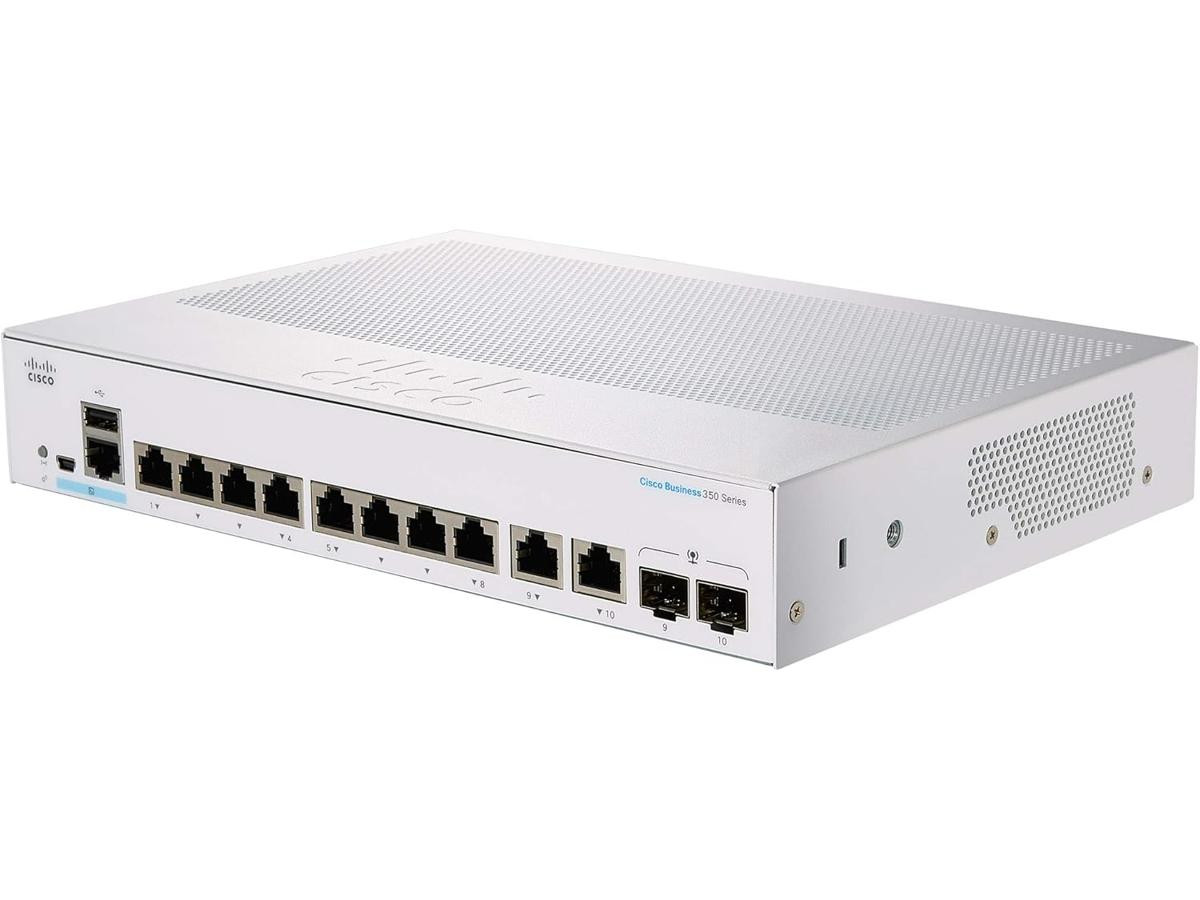 Cisco Refurbished 350 CBS350-8FP-E-2G Ethernet Switch - CBS350-8FPE2GAU-RF