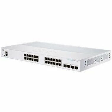 Cisco Refurbished 350 CBS350-24T-4X Ethernet Switch - 24 Ports - Manageable - Gigabit Ethernet, 10 Gigabit Ethernet - 1000Base-T, 10GBase-X - CBS350-24T-4XUK-RF