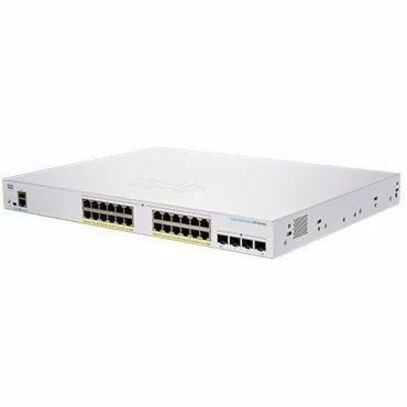 Cisco Refurbished 350 CBS350-24P-4G Ethernet Switch - 28 Ports - Manageable - Gigabit Ethernet - 1000Base-T, 1000Base-X - CBS350-24P-4GAU-RF
