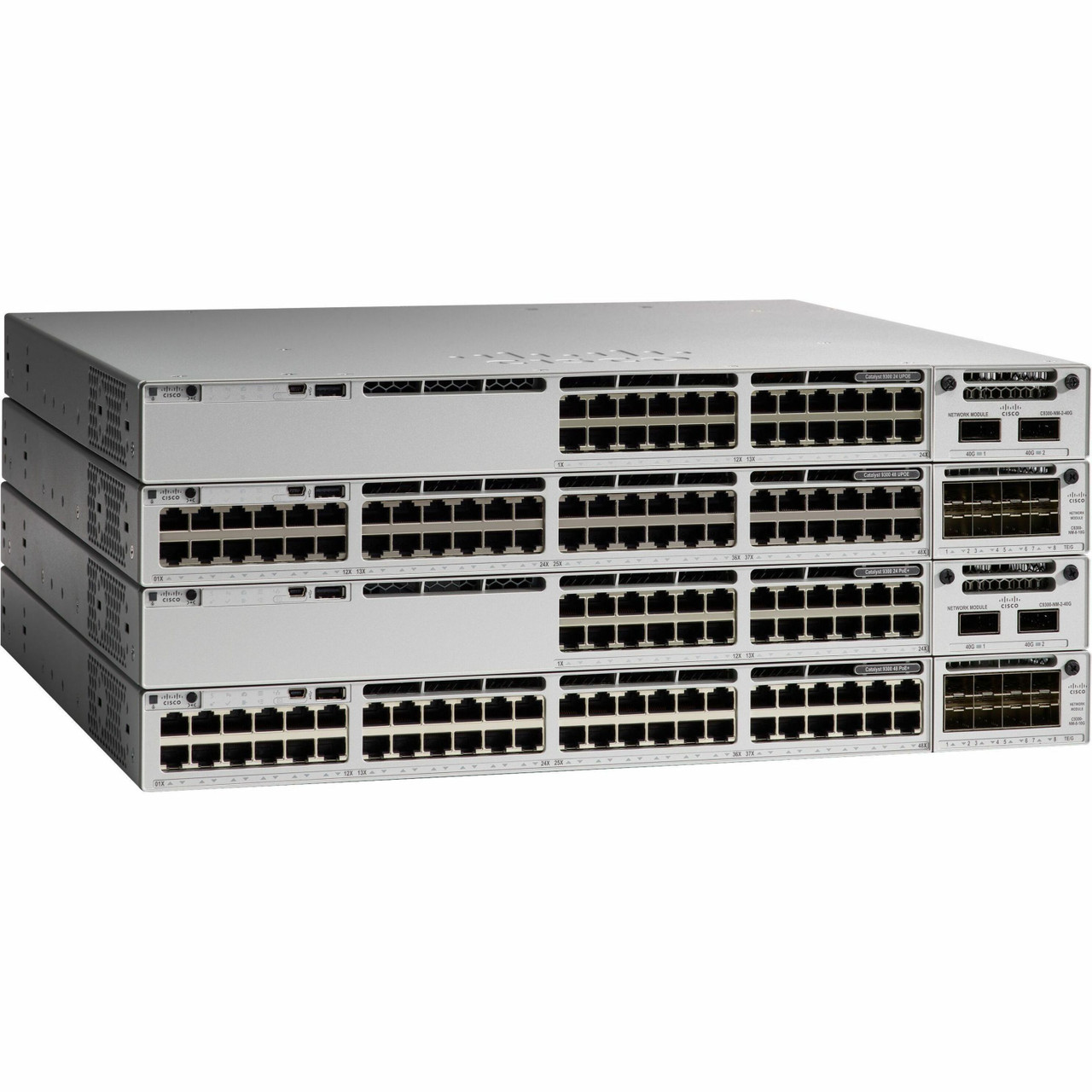 Cisco Refurbished Catalyst 9300L-48T-4G-E Switch - 48 Ports - Manageable - Gigabit Ethernet - 1000Base-T, 1000Base-X - 3 Layer Supported - C9300L-48T4GEDU-RF