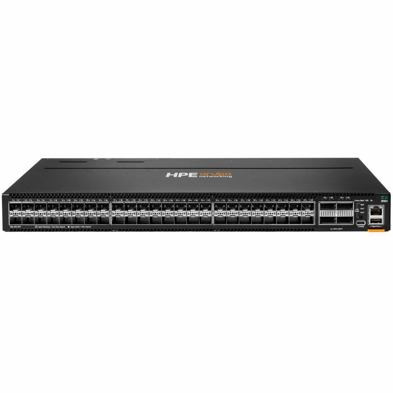 Aruba CX 8100 48XF4C Ethernet Switch - Manageable - 10 Gigabit Ethernet, 100 Gigabit Ethernet - R9W90A#ARB