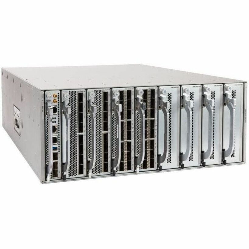 Cisco Nexus 9408 Switch Chassis  - 3 Layer Supported - Modular - Optical Fiber - 4U - Rack-mountable  - N9K-C9408-B1