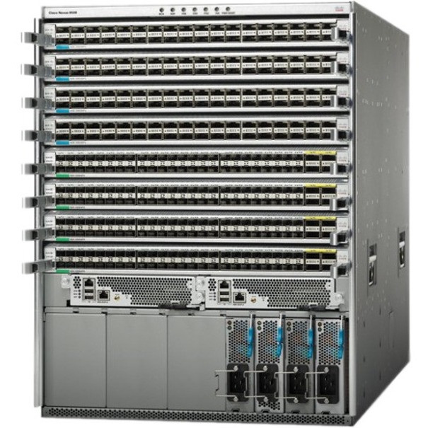Cisco Refurbished  Nexus 9508 Switch Chassis - Manageable - 3 Layer Supported - Modular - 13U - Rack-mountable - N9K-C9508-B2-RF