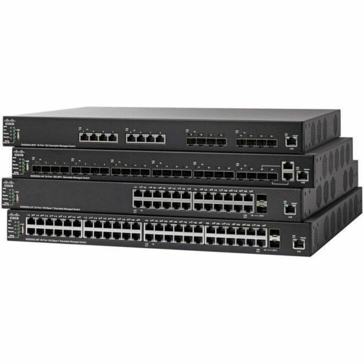 Cisco Refurbished SG550X-24MP Ethernet Switch - 26 Ports - Manageable - Gigabit Ethernet, 10 Gigabit Ethernet - 10GBase-X - SG550X-24MPK9BR-RF
