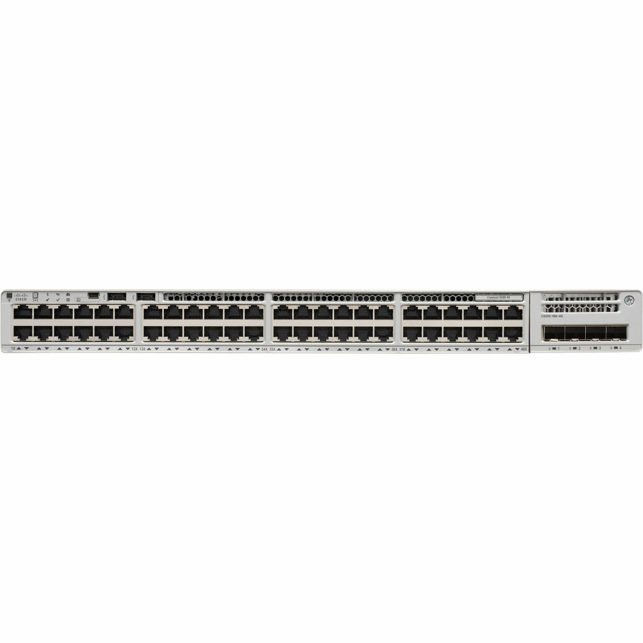Cisco Refurbished Catalyst C9200-48T Ethernet Switch - 48 Ports - Manageable - Gigabit Ethernet - 10/100/1000Base-T - 3 Layer Supported - C9200-48T-EDU-RF