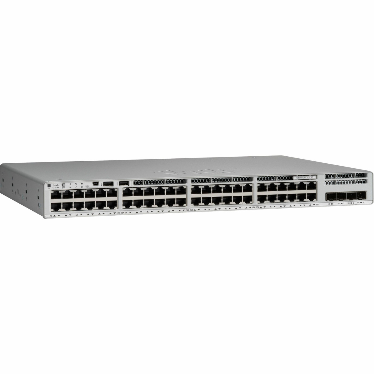 Cisco Refurbished Catalyst C9200L-48T-4X Ethernet Switch - 48 Ports - Manageable - Gigabit Ethernet, 10 Gigabit Ethernet - C9200L-48T-4X1E-RF