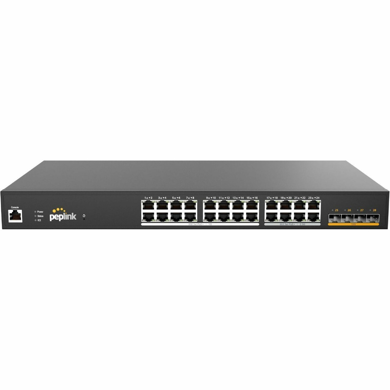 Peplink 24 PoE 2.5G Switch - PLS-24-H2G-410W