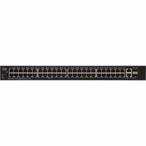 Cisco Refurbished  SG250-50 50-Port Gigabit Smart Switch - 50 Ports - Manageable - Gigabit Ethernet - 1000Base-T, 1000Base-X - SG250-50-K9-CN-RF