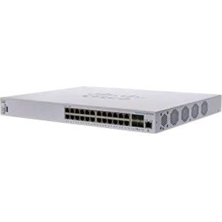 Cisco Refurbished Business 350-24XT Managed Switch - Rack-Mountable - Wired - 10Gbps - Networking / Ports Qty: 30 - Gigabit Ethernet - ARM - 512MB RAM - 256MB Flash Memory - 100-240V, 50-60 Hz - CBS350-24XT-JP-RF