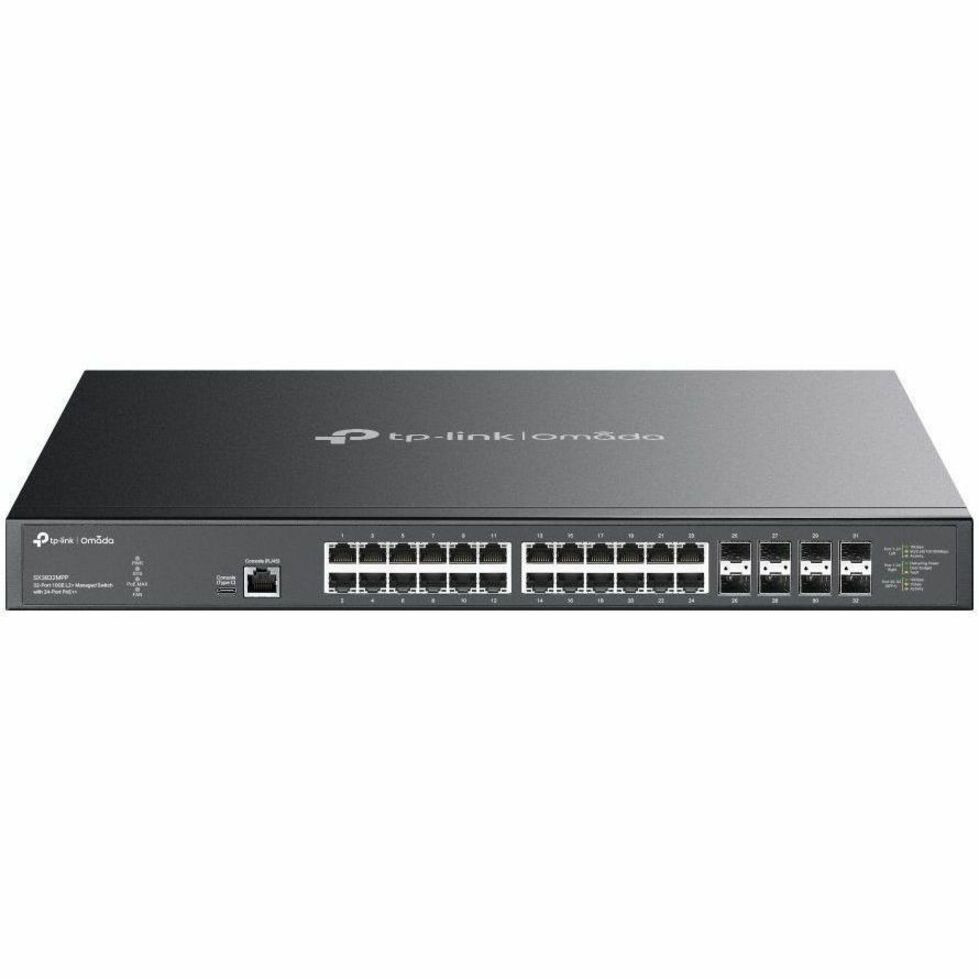 TP-Link Omada 32-Port 10GE L2+ Managed Switch with 24-Port PoE++ - SX3832MPP