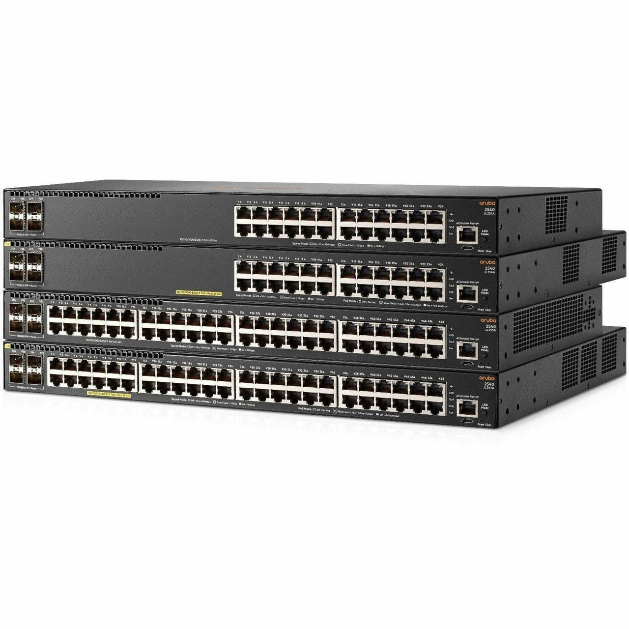 HPE ARUBA 2540 48G 4SFP+ SWITCH 48 PORTS MANAGED DESKTOP - JL355-61001