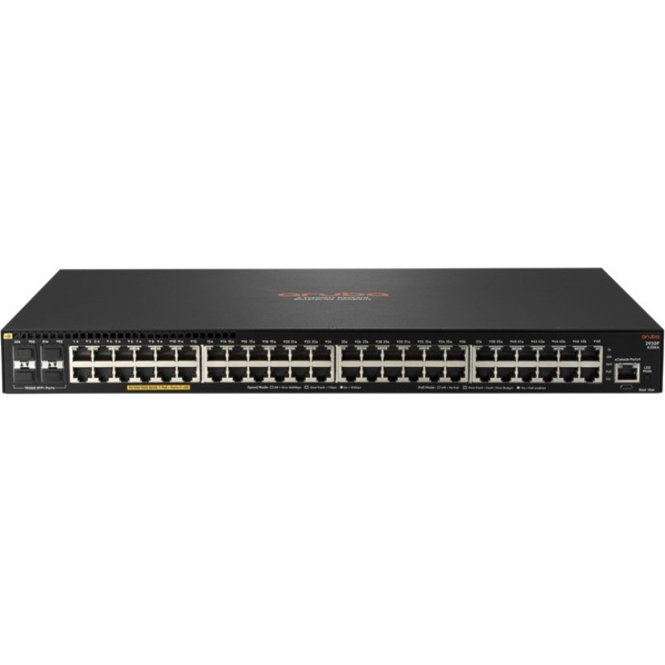 HPE ARUBA 2930F 48G POE+ 4SFP+ SWITCH L3 MANAGED 48 X 10/100/1000 - JL558-61001