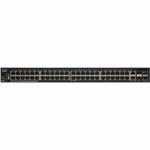 Cisco Refurbished SG350X 48MP Port Gigabit Poe Stackable Switch - SG350X-48MPK9CN-RF