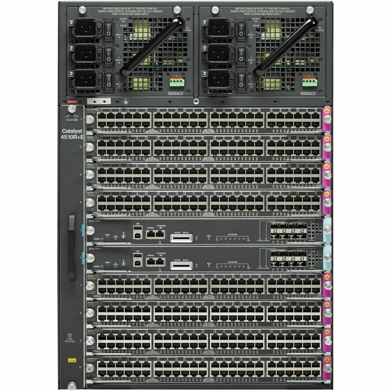 Cisco Catalyst 4510R+E Switch Chassis - WS-C4510RE+96