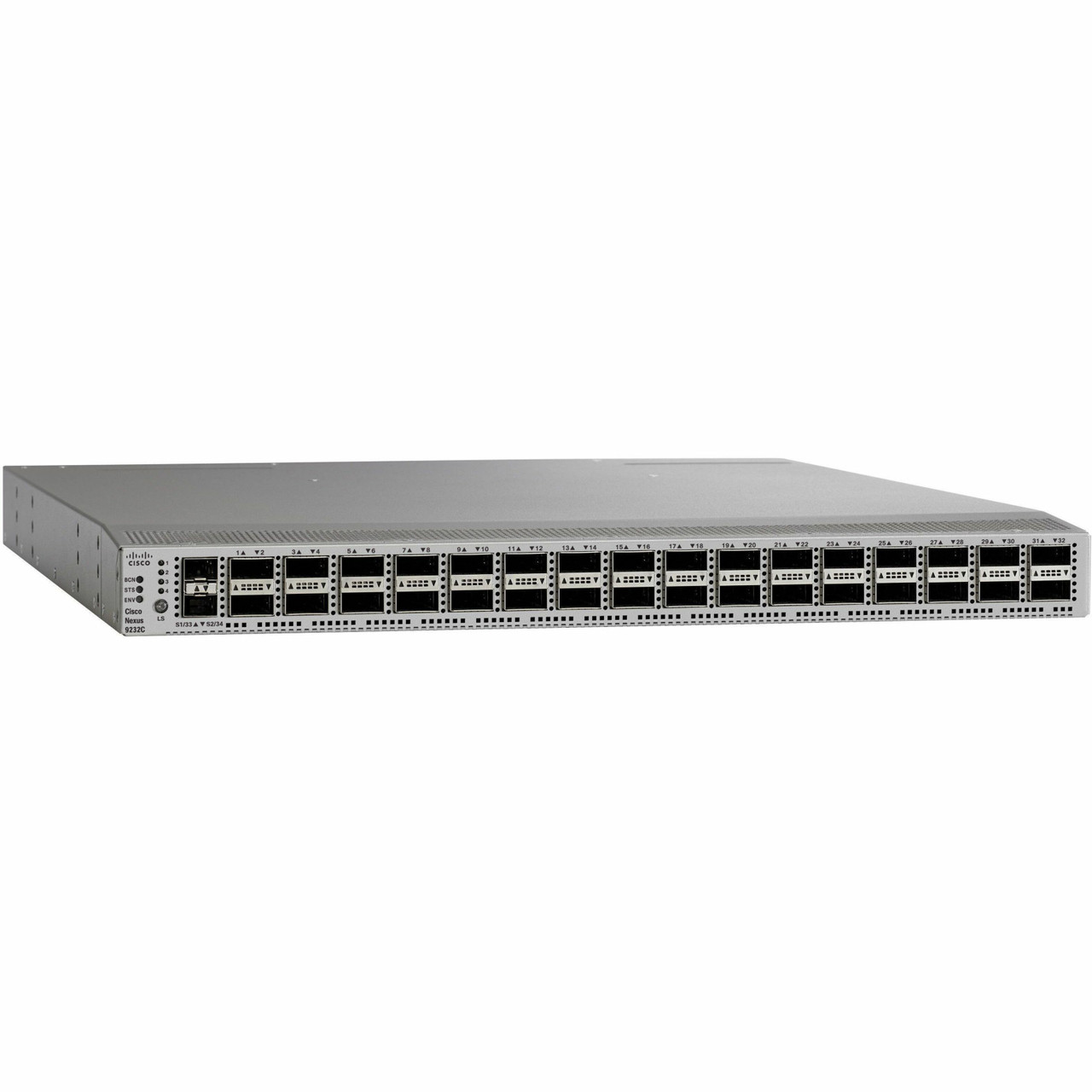 Cisco Refurbished Nexus 9K Fixed with 32p 100G QSFP28, Port side intake Ethernet Switch - N9K-C9232C-ZZ-PIRF