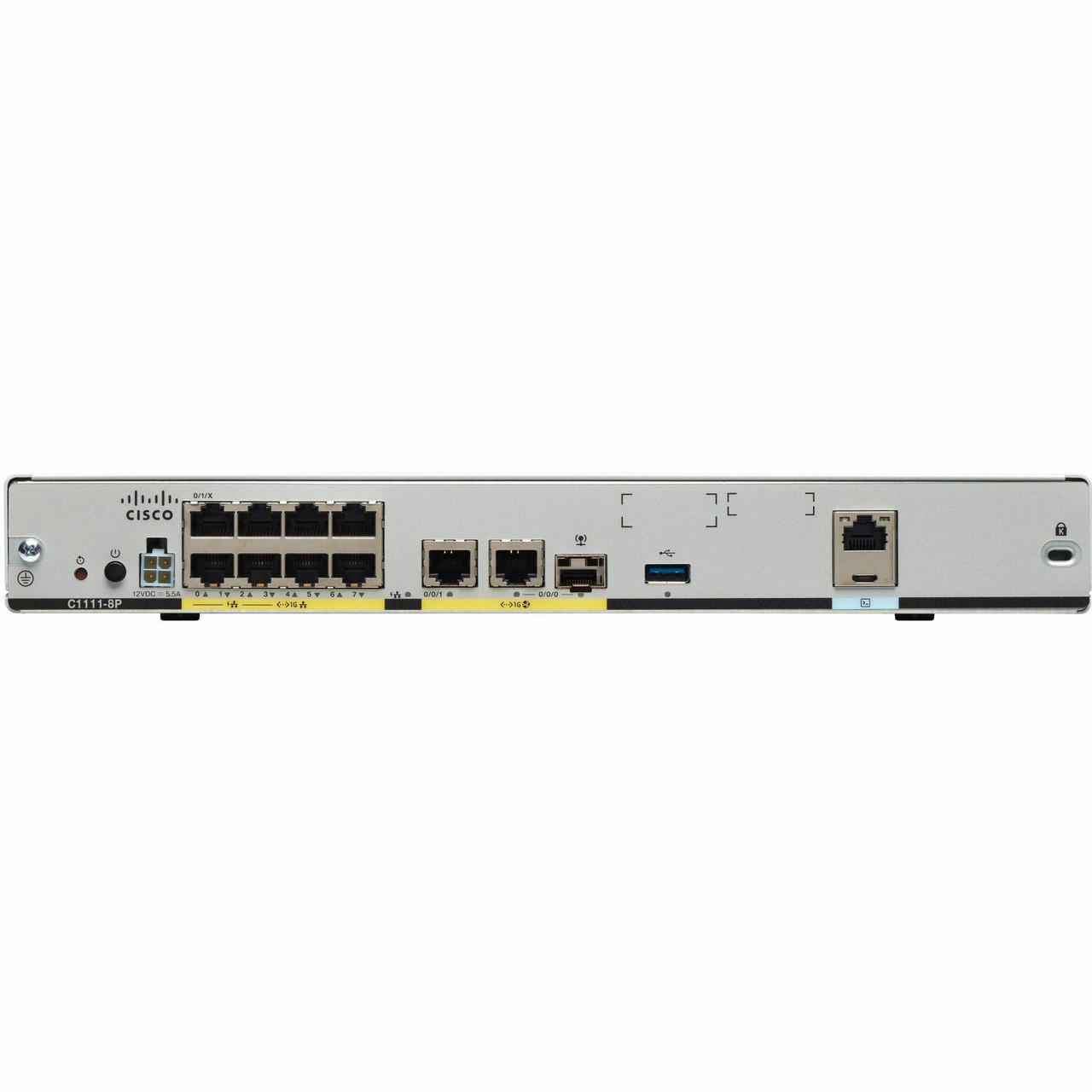 Cisco Refurbished ISR 1100 Router, 8 Ports, Dual GE WAN with DNA Support – C1111-8P-DNA-RF