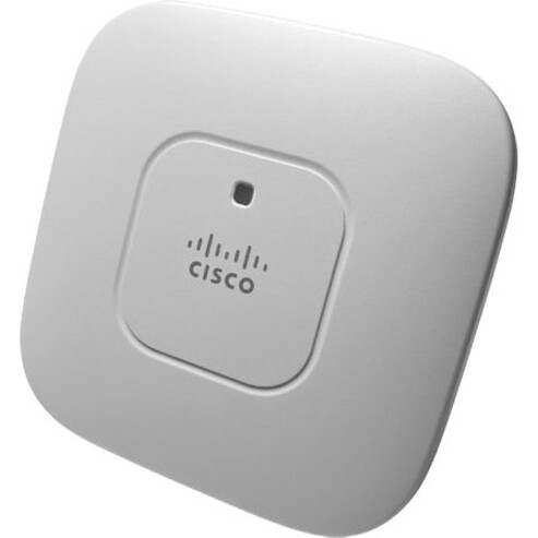 Cisco Refurbished Aironet 702I IEEE 802.11n 300 Mbit/s Wireless Access Point - 2.40 GHz, 5 GHz - MIMO Technology - Ethernet, Fast Ethernet, Gigabit Ethernet - Ceiling Mountable - AIR-AP702W-UXK9-RF