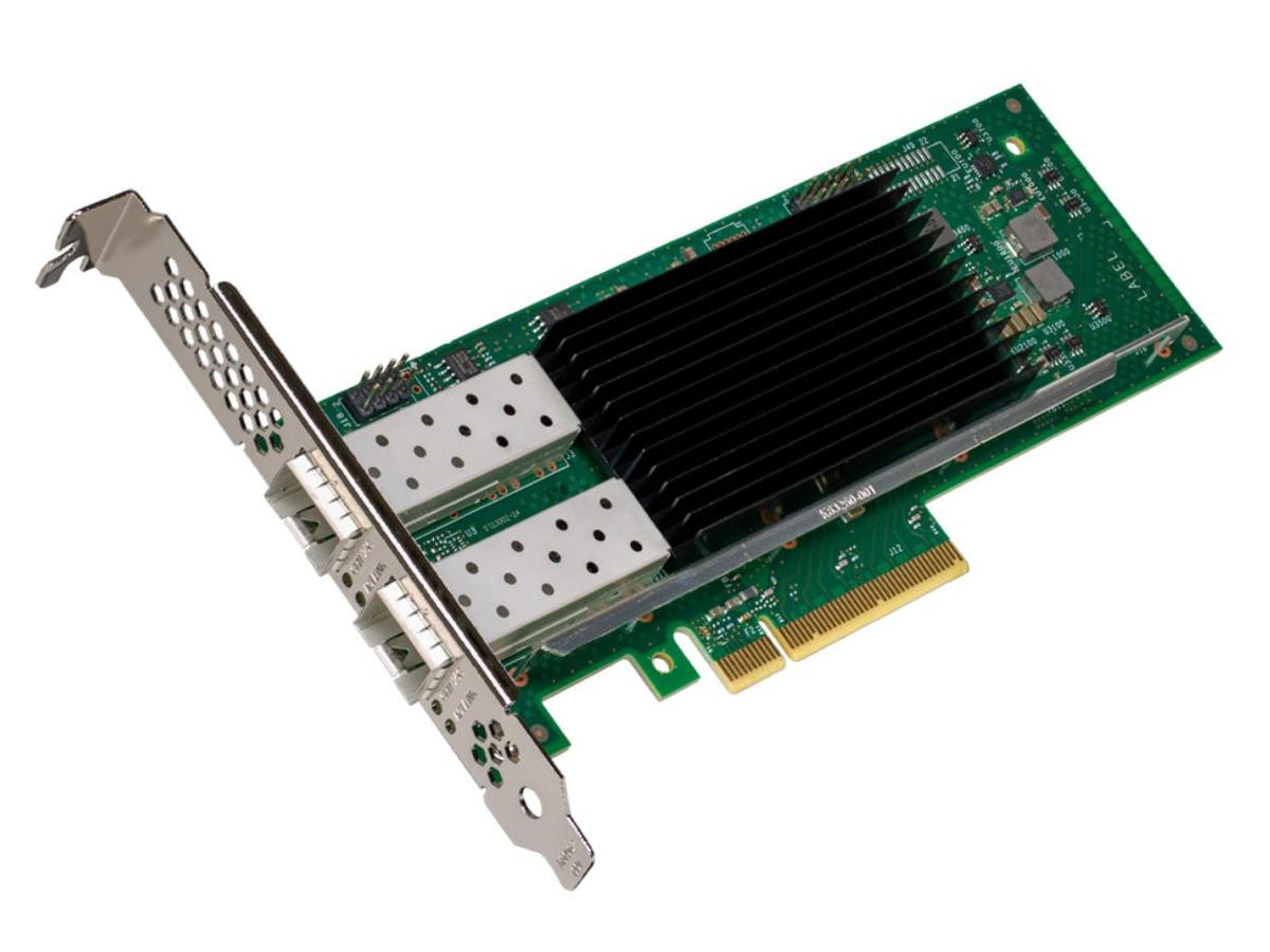 Cisco Refurbished Intel E810XXVDA2 2x25/10GBE SFP28 PCIe NIC - PCI Express 4.0 x8 - 25 Gbit/s Data Transfer Rate - Intel E810-XXVDA2 - 2 Port(s) - Optical Fiber - SFP28 - Green, Silver - UCSC-P-I8D25GFD-RF